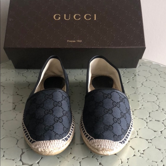 gucci espadrilles - black